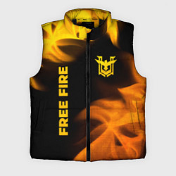 Мужской жилет Free Fire - gold gradient: надпись, символ