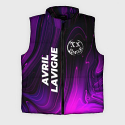 Мужской жилет Avril Lavigne violet plasma, цвет: 3D-черный