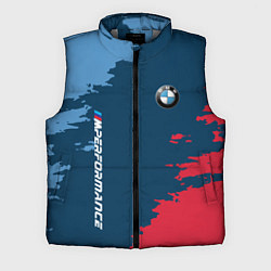 Мужской жилет BMW m performance grunge, цвет: 3D-светло-серый