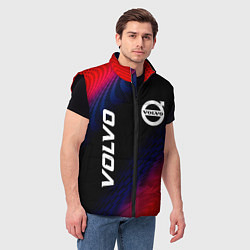 Мужской жилет Volvo красный карбон, цвет: 3D-черный — фото 2