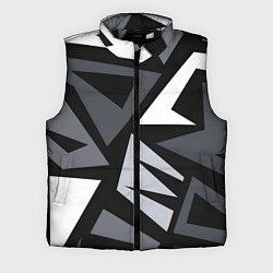 Мужской жилет Геометрический камуфляж, цвет: 3D-черный