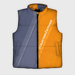 Мужской жилет Counter Strike 2 Blue Orange Pattern