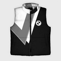 Мужской жилет Бмв - классический черный, цвет: 3D-светло-серый