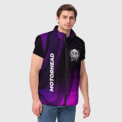 Мужской жилет Motorhead violet plasma, цвет: 3D-черный — фото 2