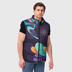 Мужской жилет Dark Souls graffity splash, цвет: 3D-черный — фото 2