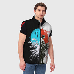 Мужской жилет Зоро в инверсии - One Piece, цвет: 3D-красный — фото 2