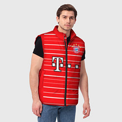 Мужской жилет Джамал Мусиала Бавария Мюнхен форма 2223 домашняя, цвет: 3D-черный — фото 2