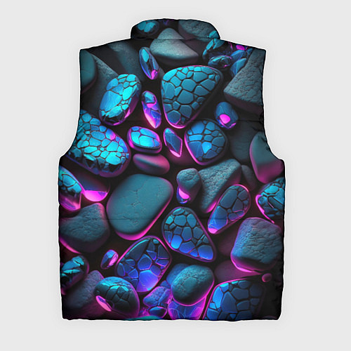 Мужской жилет Неоновые камни / 3D-Красный – фото 2