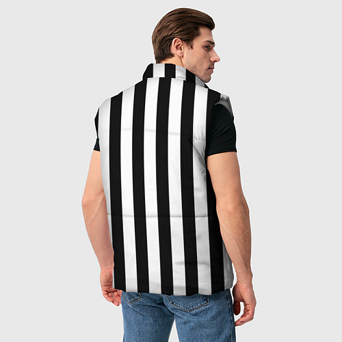 Мужской жилет Барби и полосы / 3D-Светло-серый – фото 4