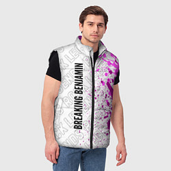 Мужской жилет Breaking Benjamin rock legends: по-вертикали, цвет: 3D-черный — фото 2