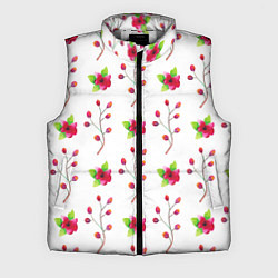 Мужской жилет Red flowers