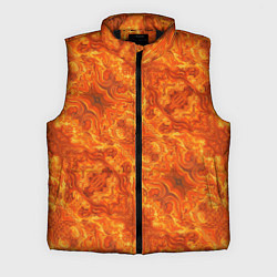 Мужской жилет Пламенный пожар, цвет: 3D-черный
