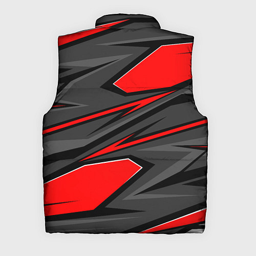 Мужской жилет No pain no gain - красный / 3D-Красный – фото 2