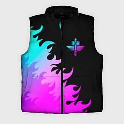 Мужской жилет Manowar неоновый огонь, цвет: 3D-черный