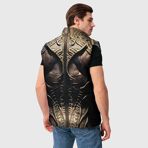 Мужской жилет Воин - доспехи будущего / 3D-Светло-серый – фото 4