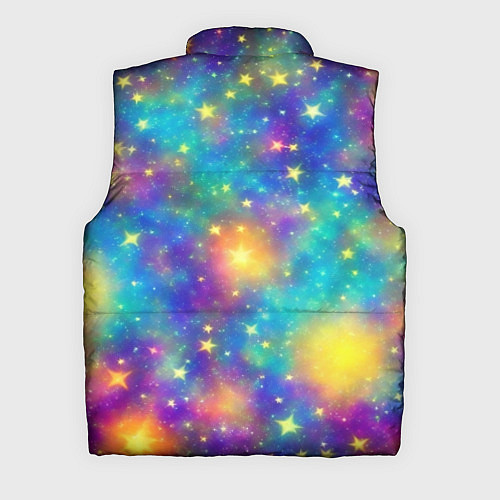 Мужской жилет Звездный космос, сияющий волшебством / 3D-Красный – фото 2