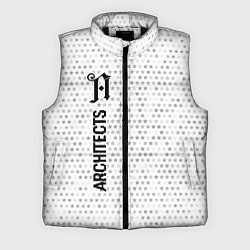 Мужской жилет Architects glitch на светлом фоне: по-вертикали, цвет: 3D-черный