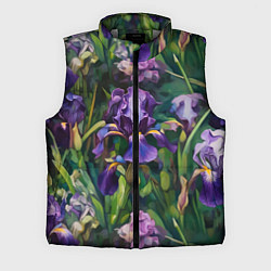 Мужской жилет Ирисы паттерн