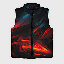 Мужской жилет Red black abstract