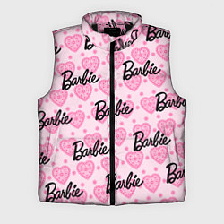 Мужской жилет Логотип Барби и розовое кружево, цвет: 3D-черный