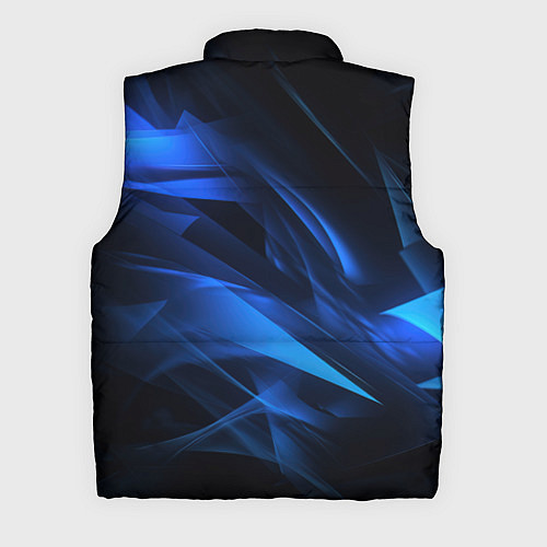 Мужской жилет Black blue texture / 3D-Красный – фото 2