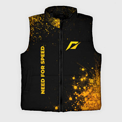 Мужской жилет Need for Speed - gold gradient: надпись, символ
