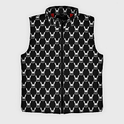 Мужской жилет BAP white pattern, цвет: 3D-красный