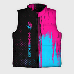 Мужской жилет Death Stranding - neon gradient: по-вертикали, цвет: 3D-черный