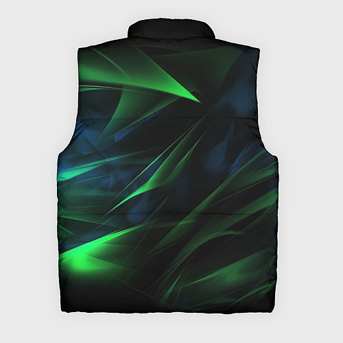 Мужской жилет Dark green background / 3D-Красный – фото 2