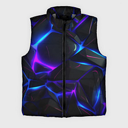Мужской жилет Крупные неоновые объекты, цвет: 3D-светло-серый