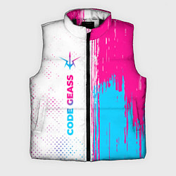 Мужской жилет Code Geass neon gradient style: по-вертикали, цвет: 3D-черный