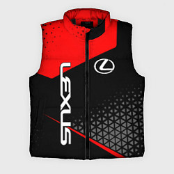 Мужской жилет Lexus - red sportwear, цвет: 3D-черный
