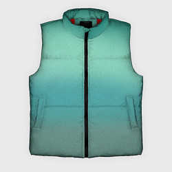 Мужской жилет Бирюзовый фон градиент, цвет: 3D-красный