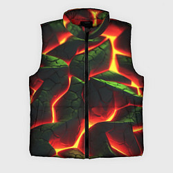 Мужской жилет Зеленые плиты и лава