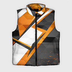 Мужской жилет Абстрактный полигональный узор Asiimov, цвет: 3D-черный