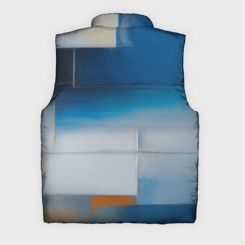 Мужской жилет Синяя палитра / 3D-Светло-серый – фото 2