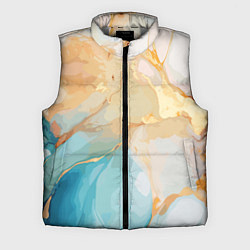 Мужской жилет Янтарь и бирюза, цвет: 3D-светло-серый