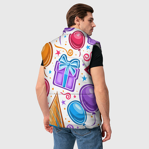 Мужской жилет Вечеринка / 3D-Светло-серый – фото 4