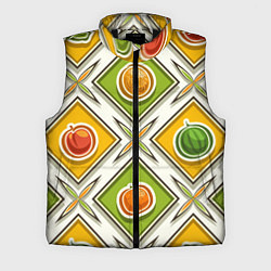 Мужской жилет Fruits and berries pattern