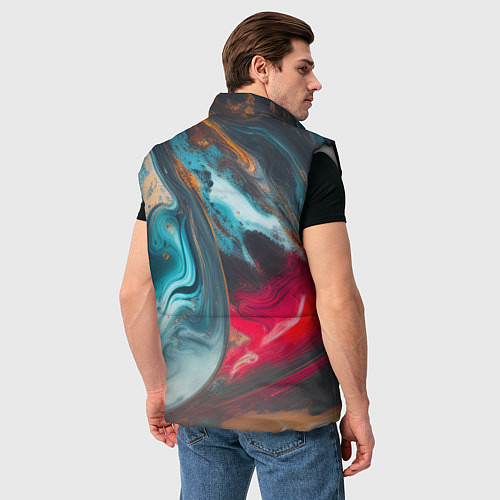 Мужской жилет Палитра масло / 3D-Светло-серый – фото 4