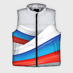 Мужской жилет Российские флаги