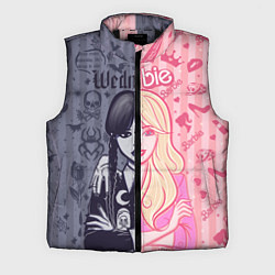 Мужской жилет Барби и Уэнсдей - мои две личности: в стиле тату, цвет: 3D-черный