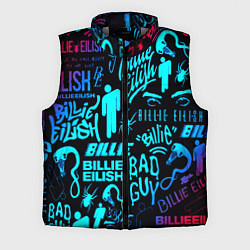 Мужской жилет Billie Eilish neon pattern, цвет: 3D-светло-серый