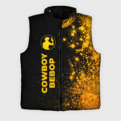 Мужской жилет Cowboy Bebop - gold gradient: по-вертикали, цвет: 3D-черный