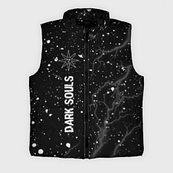 Мужской жилет Dark Souls glitch на темном фоне: по-вертикали, цвет: 3D-черный