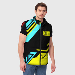 Мужской жилет Pubg geometry game, цвет: 3D-красный — фото 2