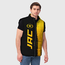Мужской жилет JAC - gold gradient по-вертикали, цвет: 3D-черный — фото 2