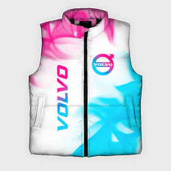 Мужской жилет Volvo neon gradient style вертикально, цвет: 3D-черный