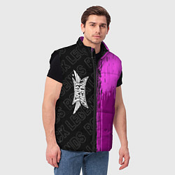 Мужской жилет Babymetal rock legends по-вертикали, цвет: 3D-черный — фото 2