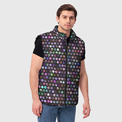 Мужской жилет Пайетки, цвет: 3D-черный — фото 2